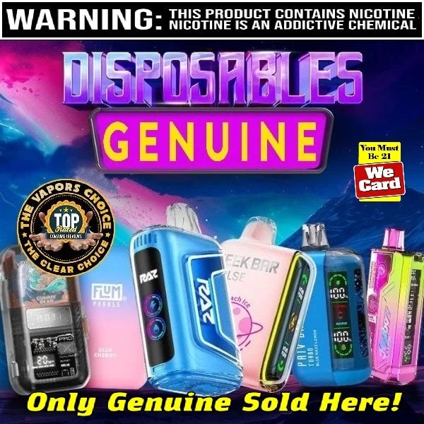 Disposable Vapes | The Vapors Choice and Breaking Buds Ohio